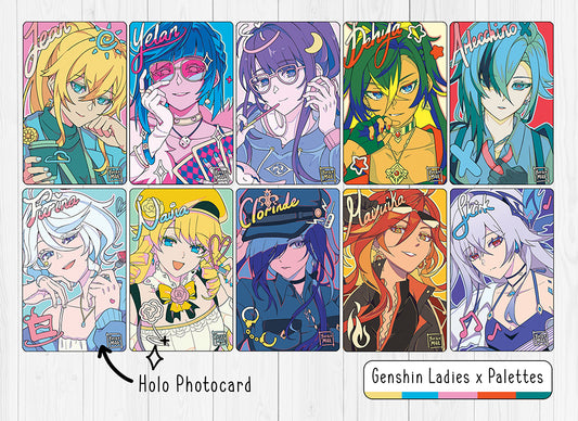 Genshin Girls Photocards