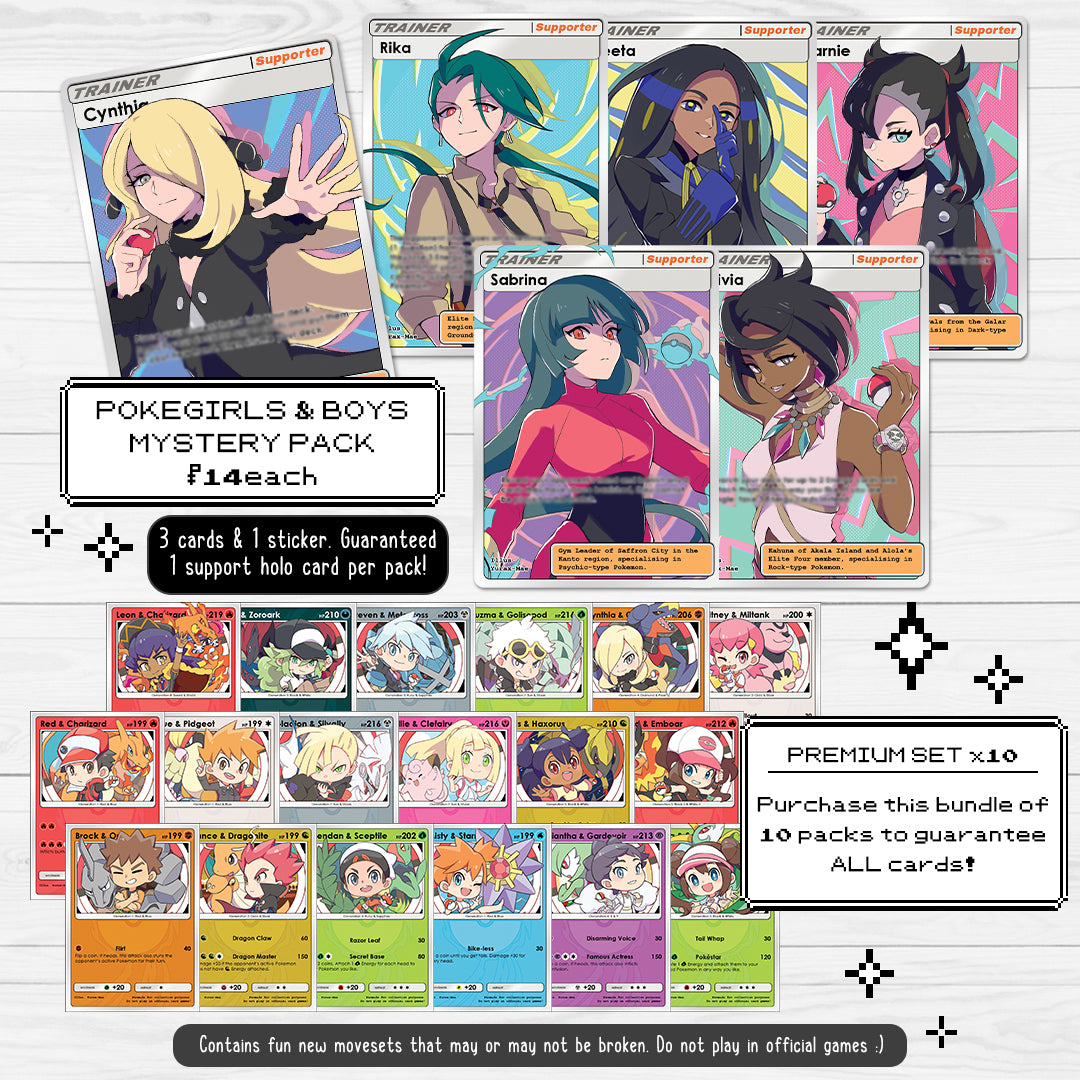 Pokegirls & Boys Mystery Pack