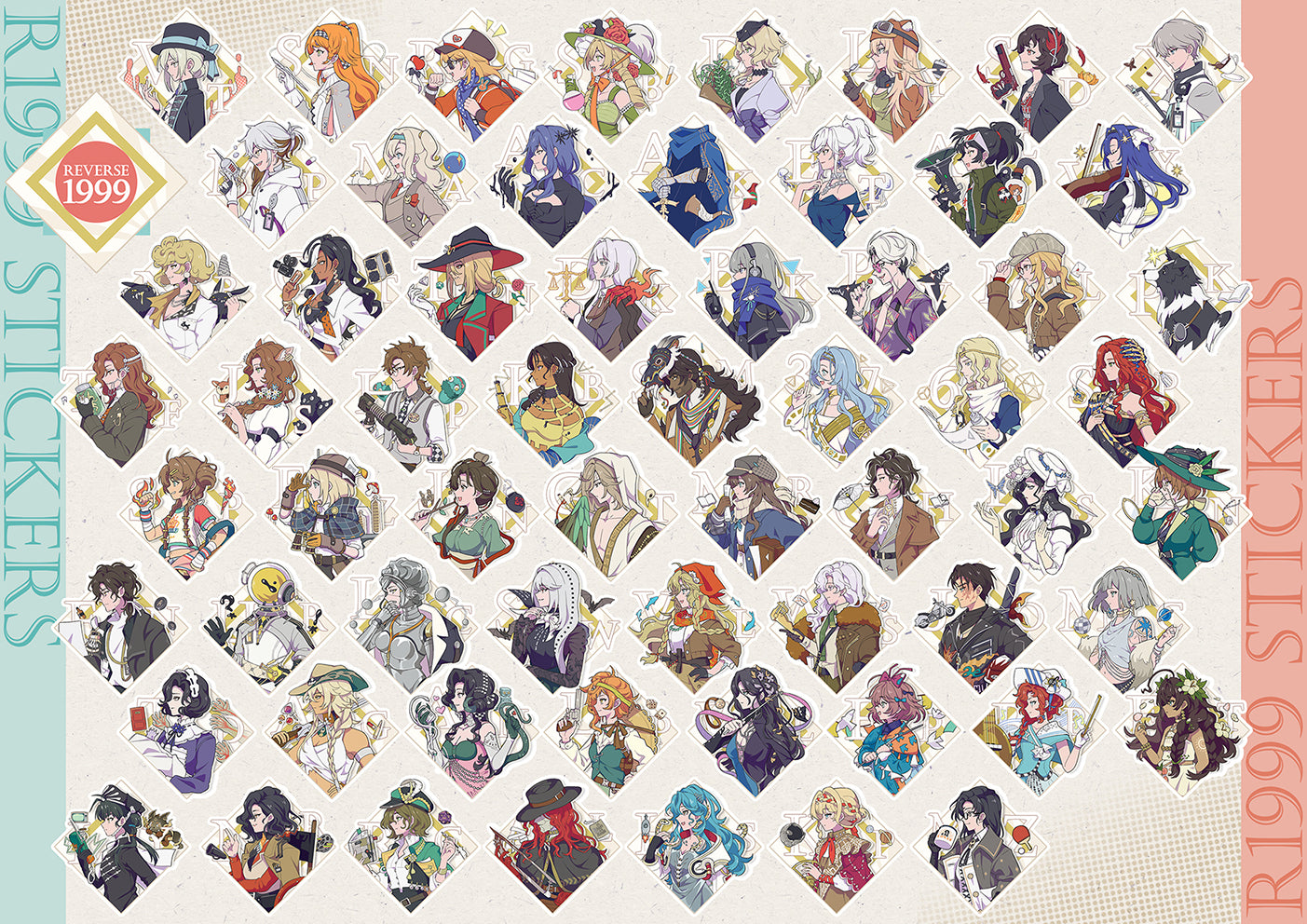Reverse 1999 Stickers