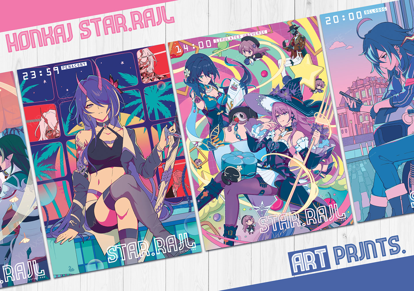 Honkai Star Rail Art Prints