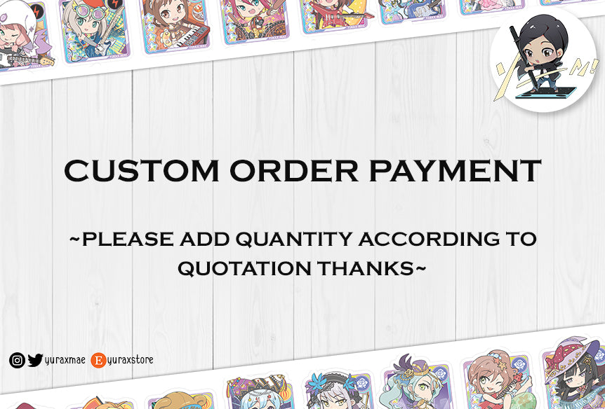 Custom Bulk Order (above $100 only)