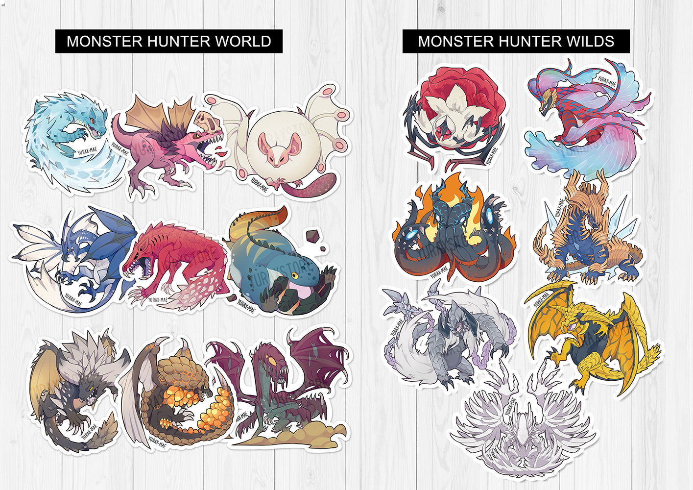 Monster Hunter Stickers