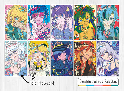 Genshin Girls Photocards