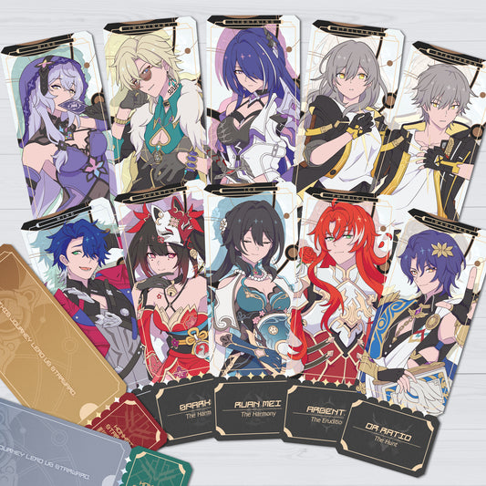 Honkai Star Rail Ticket Bookmarks