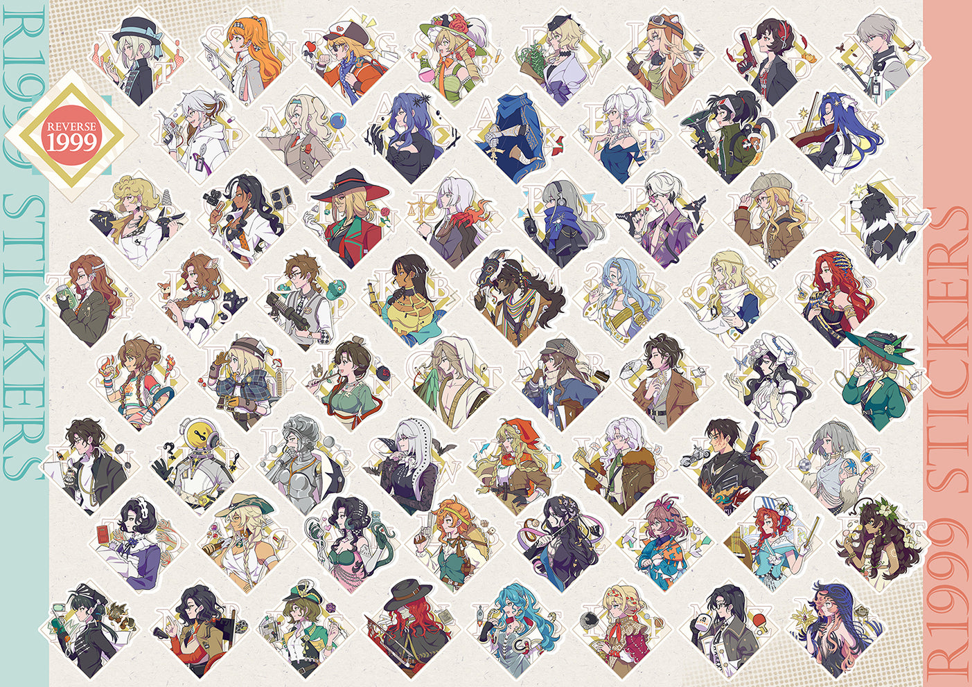 Reverse 1999 Stickers